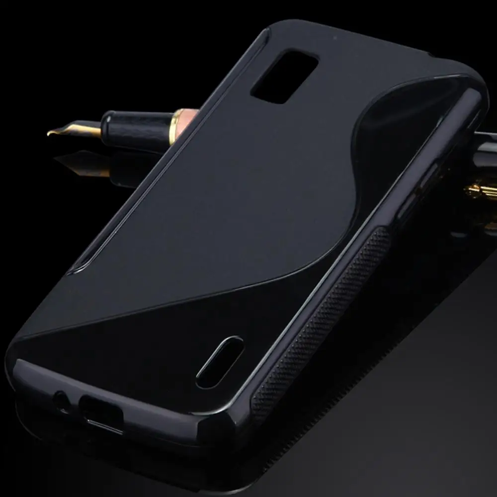 S LINE анти лыжный гель ТПУ тонкий мягкий чехол задняя крышка для LG Google Nexus 4 E960 Мягкий ТПУ силиконовый корпус крышка
