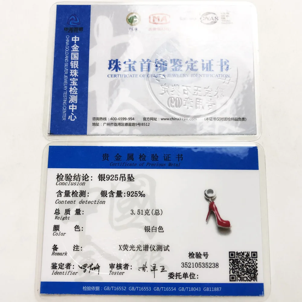 

Red Shoe Open Toe Pump Charm Beads Bead Fit Bracelet Pure 925 Sterling Silver European Karma Jewelry Pumps Gift for Women