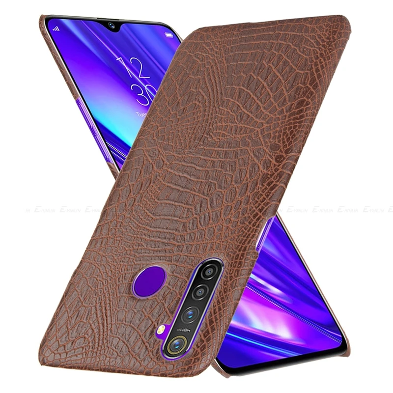 Жесткая задняя крышка для OPPO Realme 7 5G 6s 6i 5S 5 3 2 Pro 3i защитный кожаный чехол телефона |