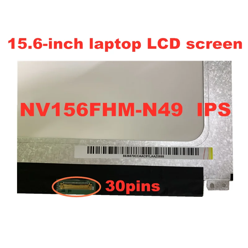 original ips nv156fhm n49 v8 0 nv156fhm n49 v8 2 led screen lcd matrix 15 6 inch 30pins fhd 1920x1080 edp lcd screen panel free global shipping