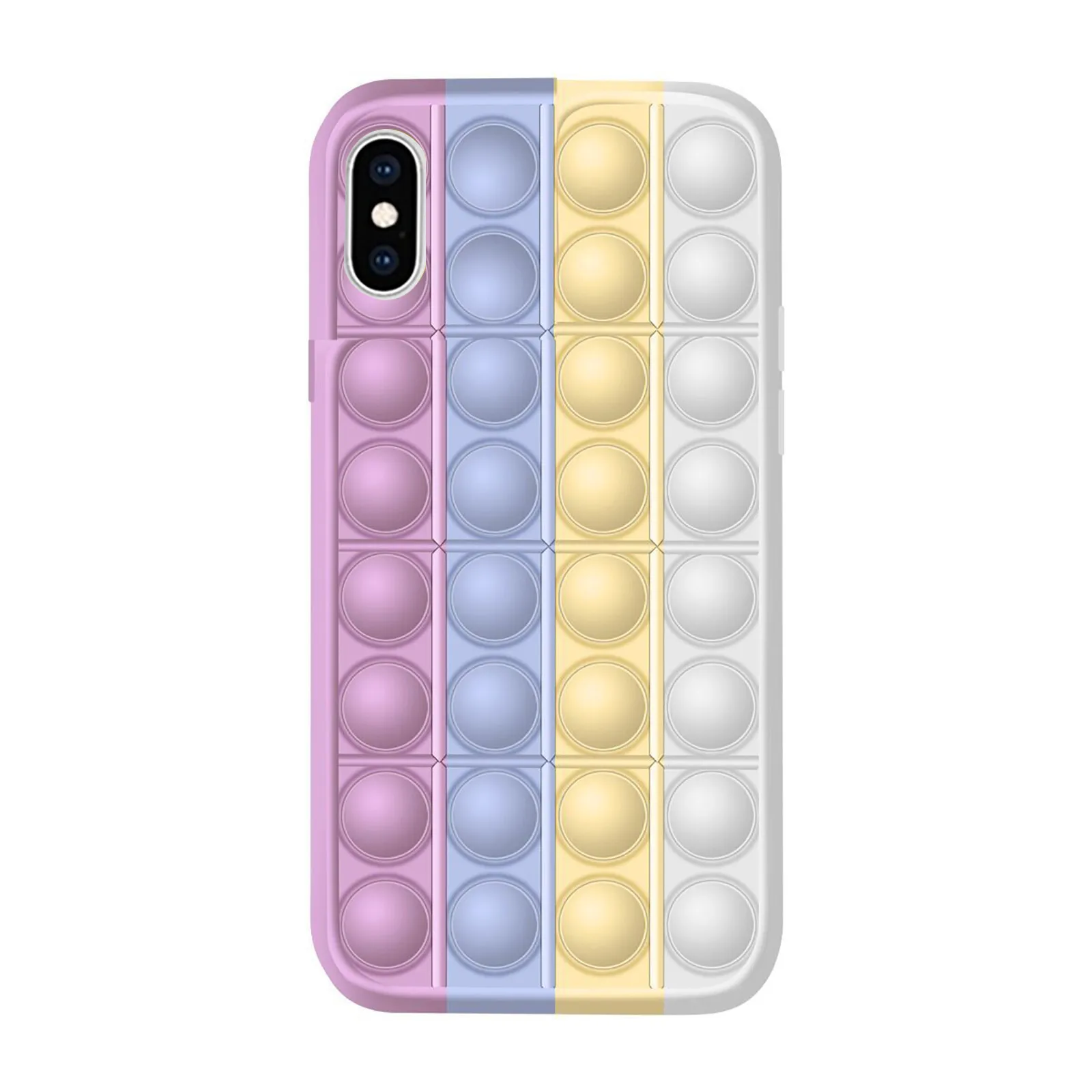 Reliver стресс хлопки Непоседа игрушки пуш ап его пузырь чехол для iPhone X/xs нажимного