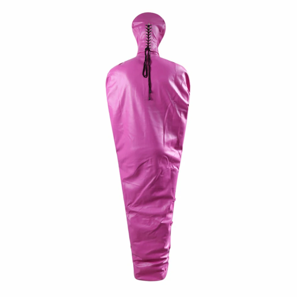 Регулируемый Женский бондаж на все тело спящий мешок прямая куртка съемный