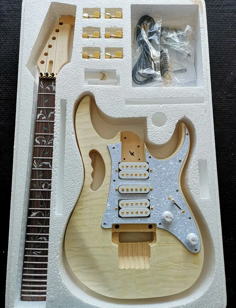 Набор сделай сам для электрической гитары стеганый кленовый гриф из липы