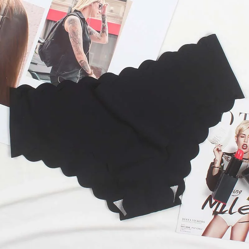 Сексуальное женское нижнее белье без следа ледяной шелк хлопок низкая талия