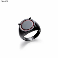 ladybug and cat noir adrien ring women kids black ring silver color engagement rings cat noir fans cosplay anime party jewelry