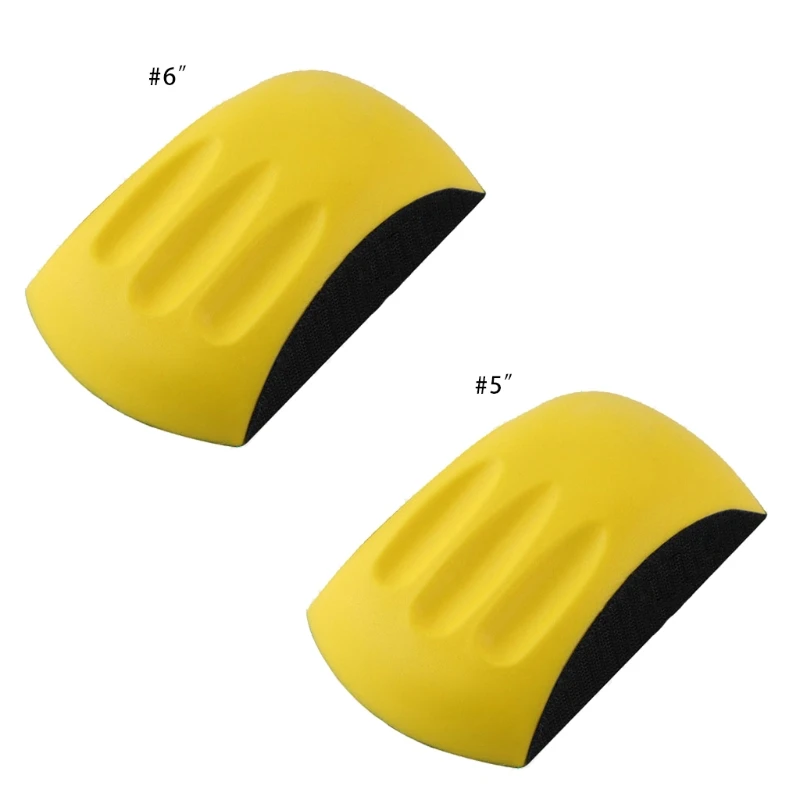 

Practical Hand Sanding Block PU Comfortable Grip Polishing Pad for Long-term Operation Not Tired Hook and Loop Sandpaper