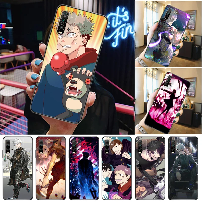 

Jujutsu Kaisen Fushiguro Megumi Satoru Gojo Yuji Itadori Sukuna Phone Case For Xiaomi Redmi 9 9T 9A Pro Cases Back Cover
