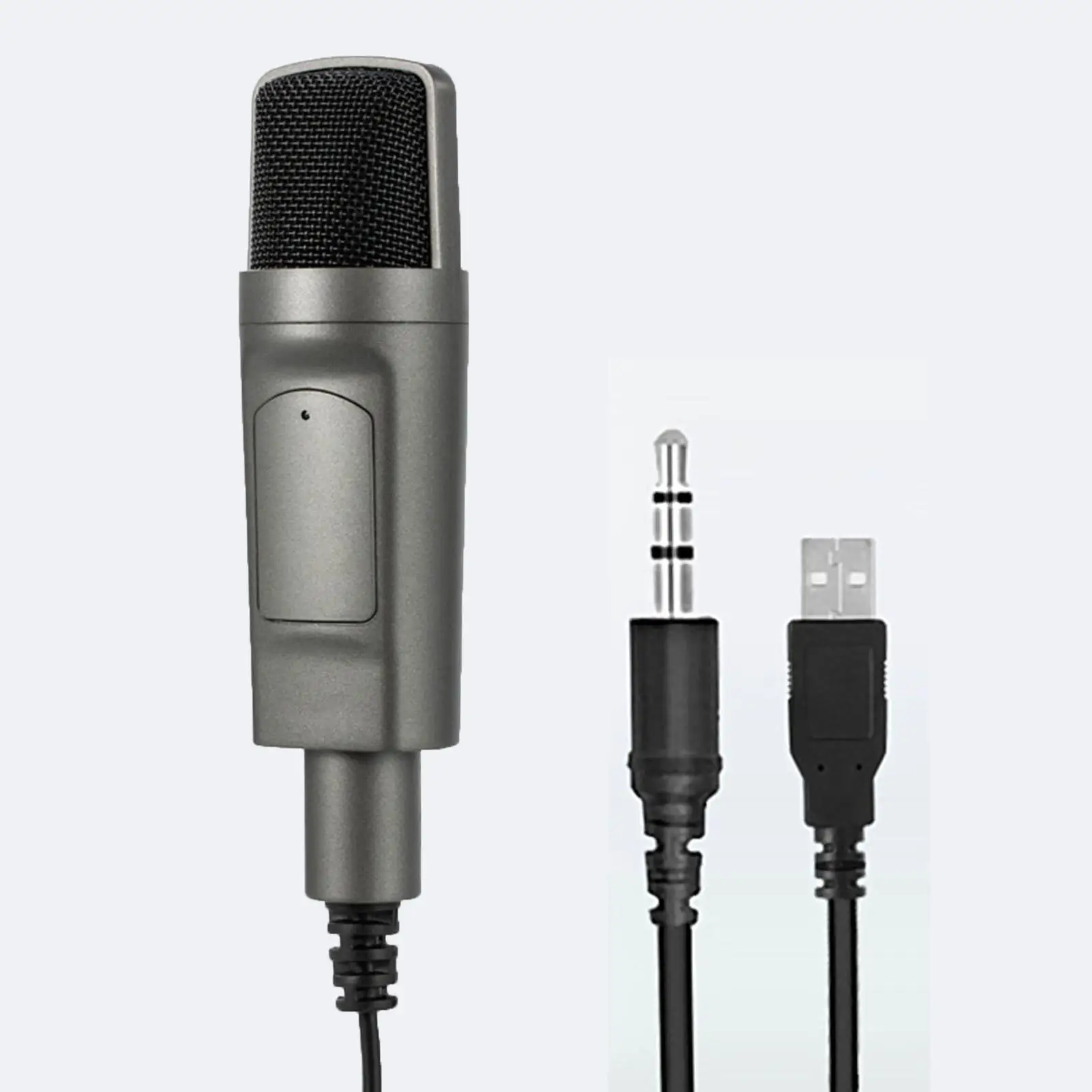 

3.5mm/USB Plug Desktop Wired Microphone for Gaming/Singing/Live Streaming/Record