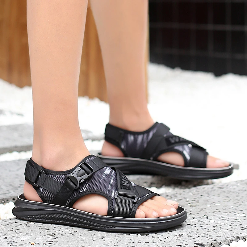 

Men Sandal Shoes Men 39 S Sandals Summer Mens Leather For Slip On Shoes Sandal Sandles Male Gladiator Rubber Roman Luxury Beach