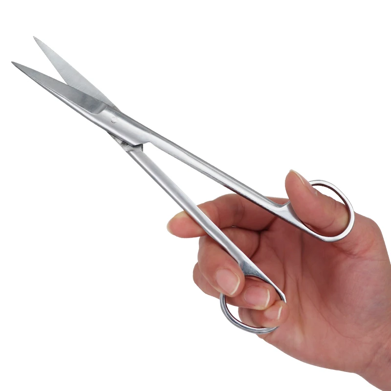 14 см/16 см/18 см прямая изогнутая головка хирургические ножницы из нержавеющей