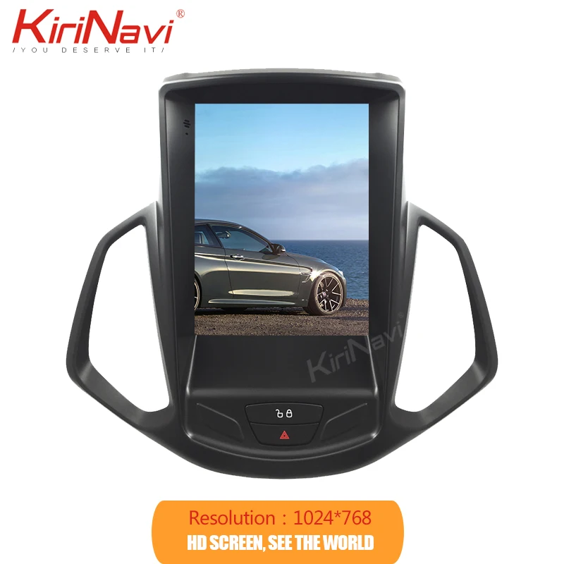 Вертикальный экран KiriNavi в стиле Tesla Android 10 0 4 дюйма автомобильное радио GPS