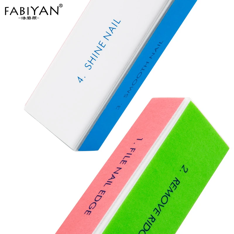 10 шт./лот 4 сторонние блочные напильники шлифовальный буфер Полировальный