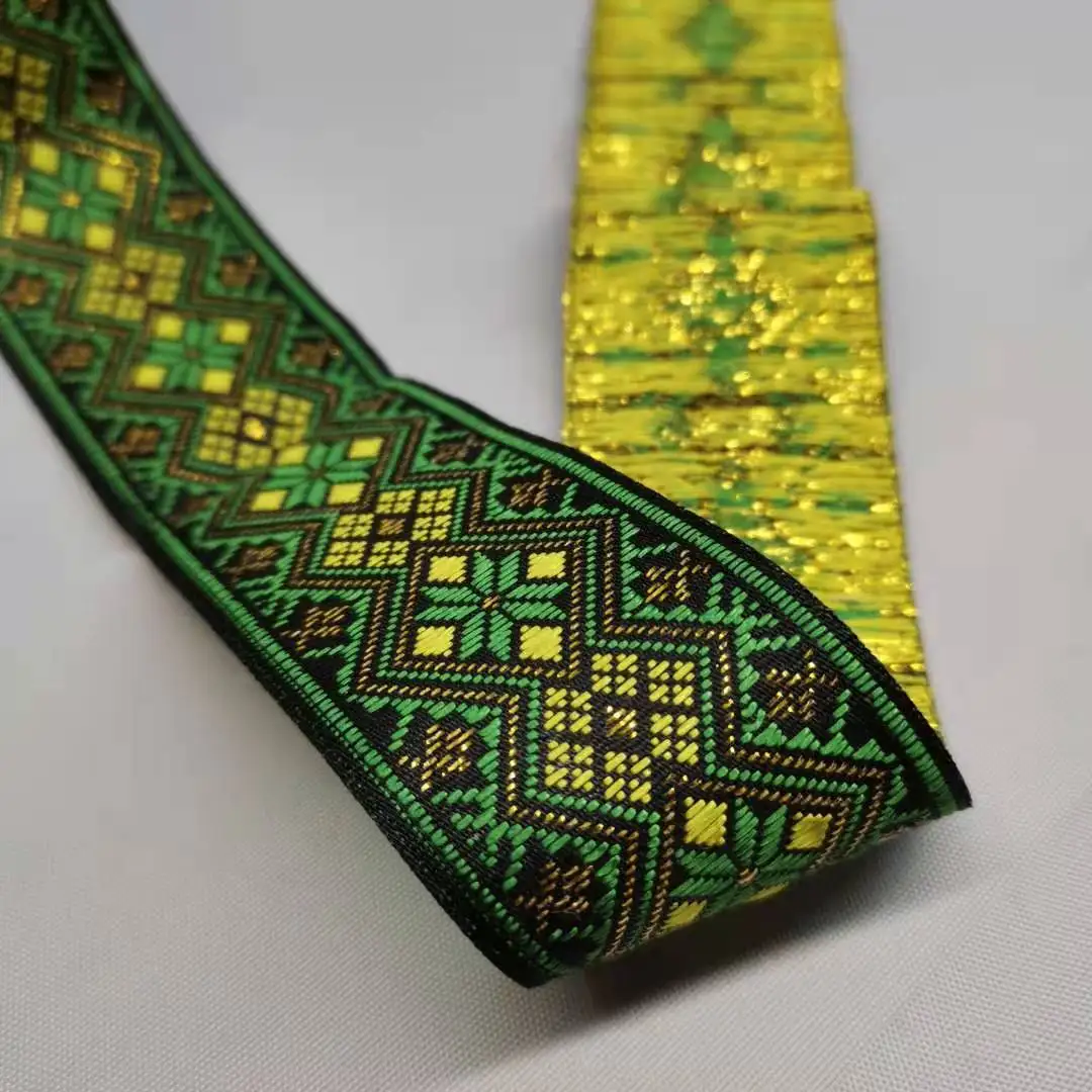 Тканый Жаккардовый шнур с тесьмой Ширина 33 мм ширина 7 м тесьма для