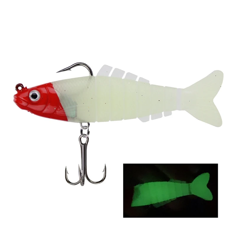 9 см/18 г искусственная приманка 8 суставов форма рыбы Реалистичная Мягкая см 18