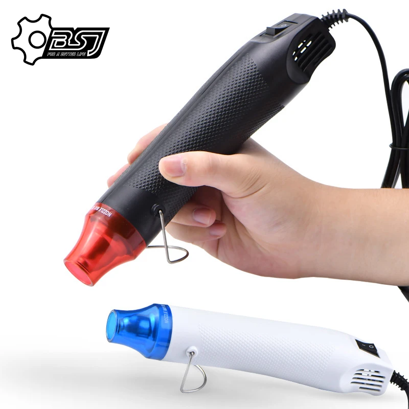 Mini Heat Gun 110/220V 300w Power Mini Hot Air Gun Ligthweight Handhold Electric Hot Air Shrink DIY Embossing And Drying Paint