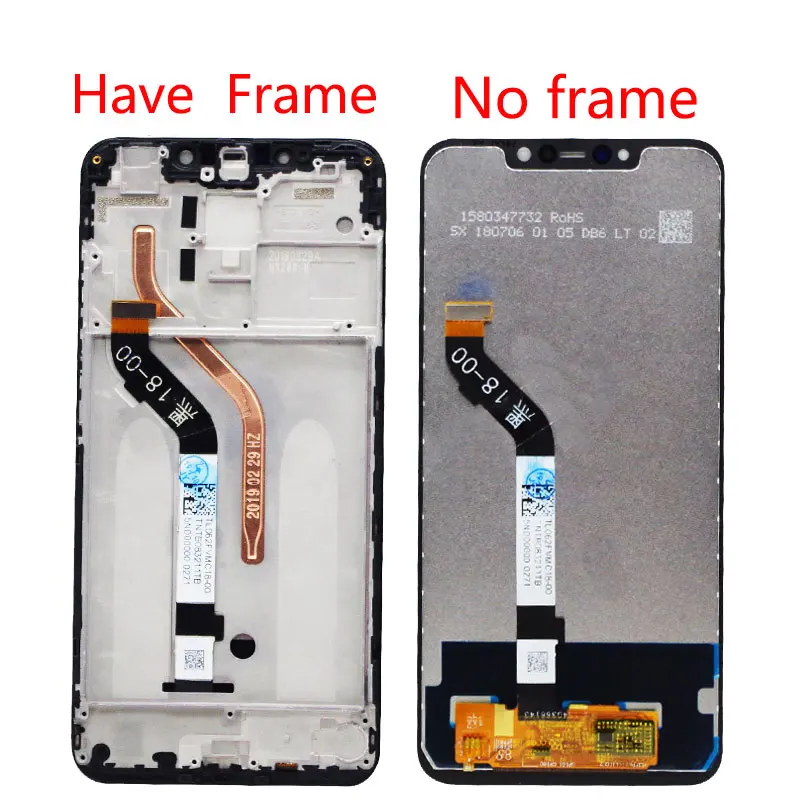 ЖК дисплей 6 18 дюйма для XiaoMi Pocophone F1/poco F1 с сенсорным сенсором в сборе LCD|Экраны