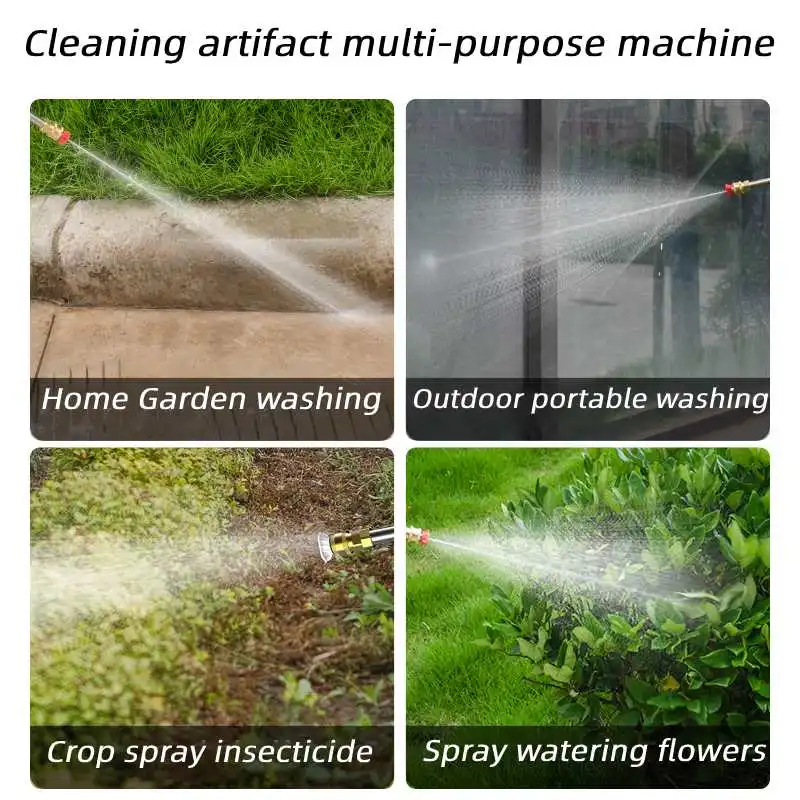 Продажа 300 Вт, 30000 мАч, 30 бар, беспроводная Автомойка высокого давления, водяной пистолет, Портативная стиральная машина высокого давления для батаре... Купить 300 Вт, 30000 мАч, 30 бар, беспроводная Автомойка высокого давления, водяной пистолет, Портативная стиральная машина высокого давления для батаре...