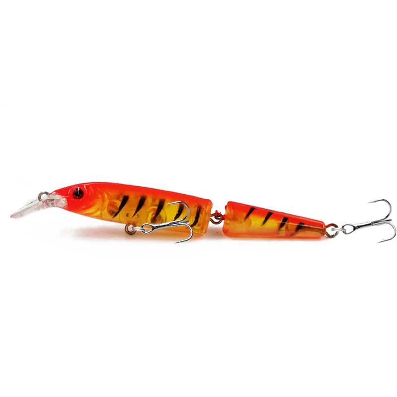 

Floating Minnow Fishing-Lure Jointed Multi-segment Battle Bass Two-sections 9g Artificial Wobblers Hard-Bait Tackle For Shallow