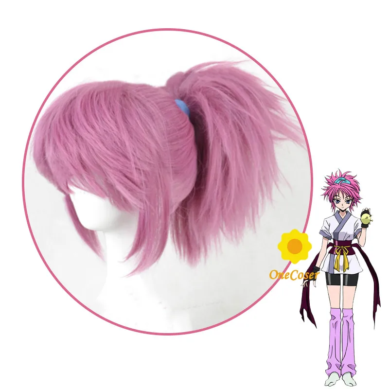 Экшн-фигурка из аниме Hunter x Machi розовый парик для косплея Термостойкое волокно