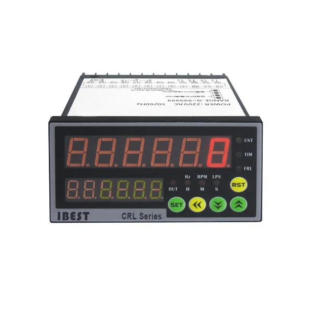 

8 Digit Digital Preset Pulse Length Counter Meter CRN-R818C 1preset LED Display 24VDC/AC220V/110V (IBEST)