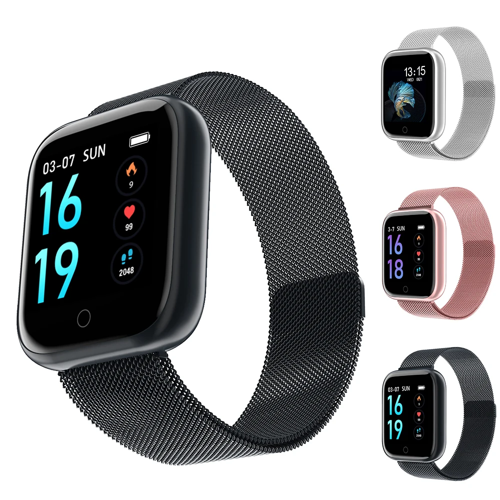 Смарт часы T80 с экраном 1 3 дюйма водонепроницаемые С Пульсометром|Смарт-часы| |