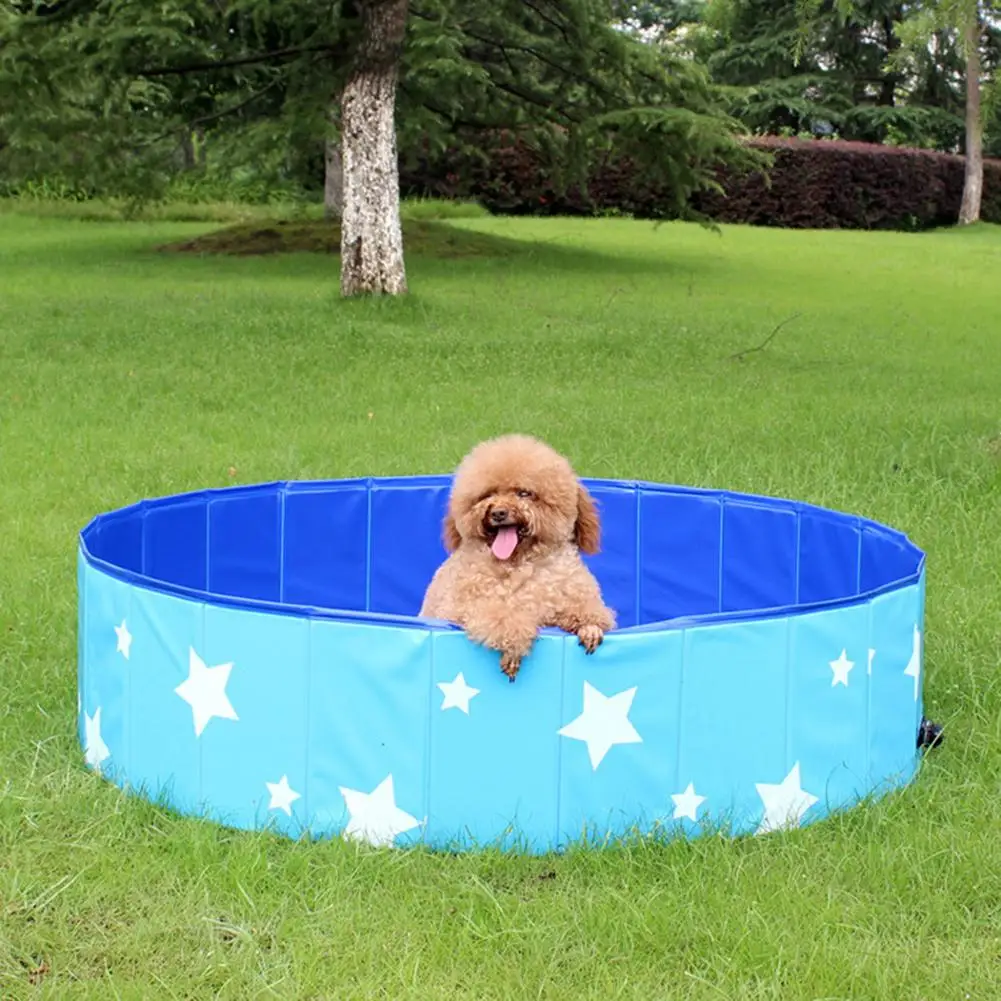 

Pet Bathtub Pet Pool Portable Folding Pet Swimming Pool Dogs Cats Bath Tub Outdoor Portable Swimming Pool