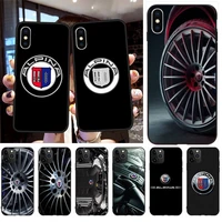 sports racing car alpina logo black soft shell phone case capa for iphone 11 pro xs max 8 7 6 6s plus x 5s se 2020 xr case