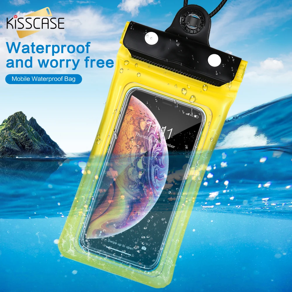 KISSCASE водонепроницаемый чехол для телефона с защитой от потери huawei P20Pro P30 Lite Honor 8X9