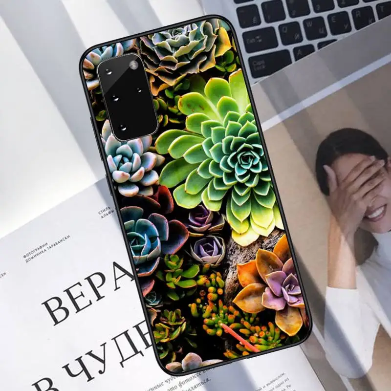 

Succulent plants Phone Case For Samsung Galaxy S8 S9 S10 Plus S10E Note 3 4 5 6 7 8 9 10 Pro Lite cover