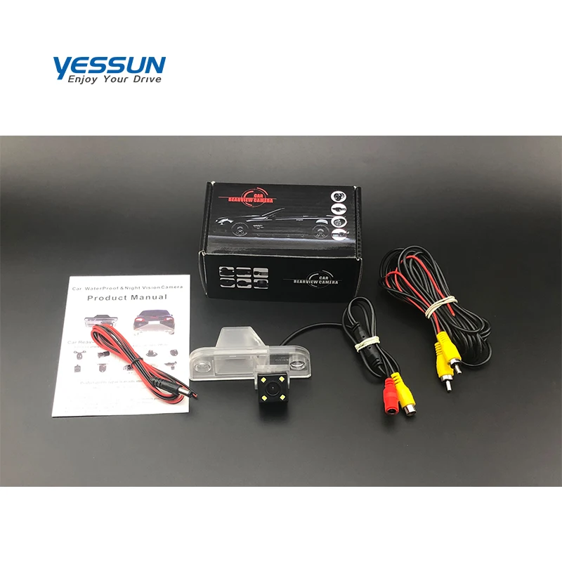 Камера заднего вида Yessun 4 светодиода ночного видения угол обзора 170 градусов HD для