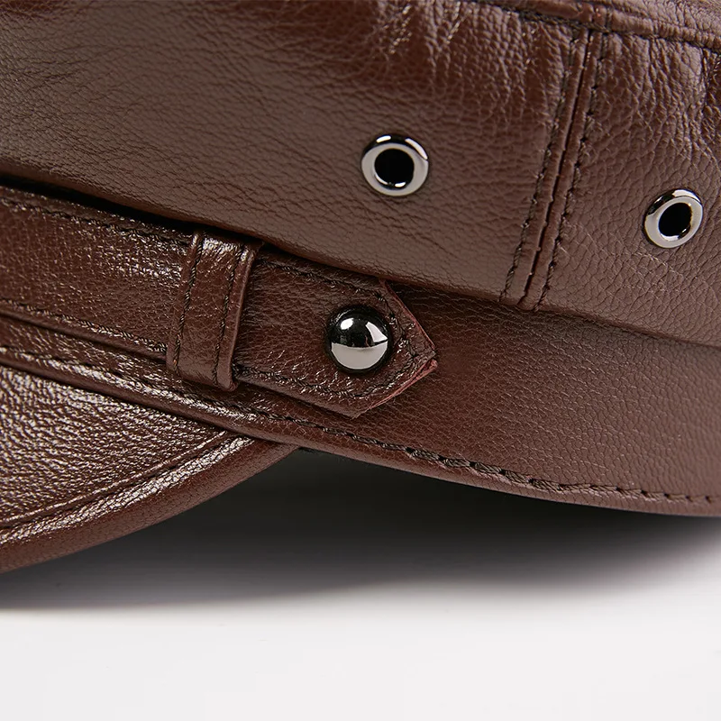 Овчины Натуральная кожа военные головные уборы Одежда высшего качества Германия