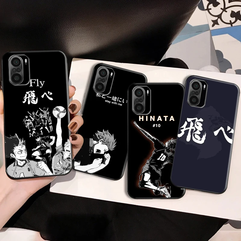 

Volleyball boy Haikyuu Anime Phone Case For Xiaomi Note 10 10 Pro 10S 10 Pro 10 Lite 11 11 Lite 11 Pro 11 Ultra Soft TPU Funda