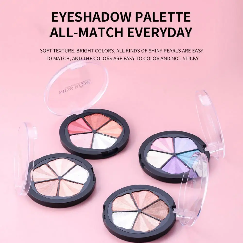 5Colors Eyeshadow Palette Matte Shimmer Soft Touch Long Lasting Waterproof Pigmented Brighten Eyes Makeup Cosmetics Accessories - купить по