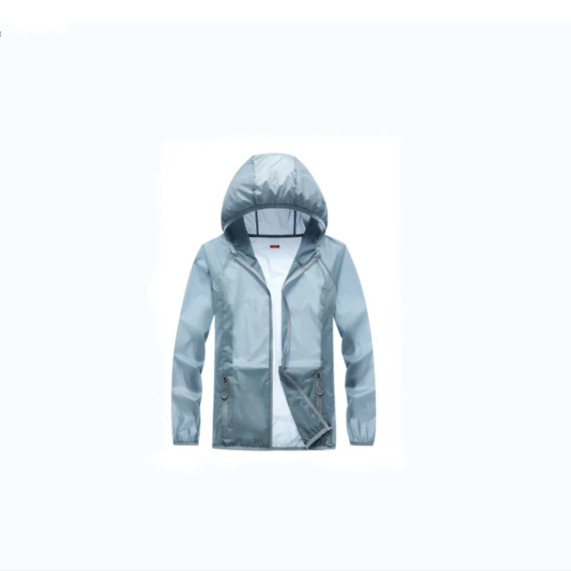 

New men's and women's sunscreen suits summer seaside swimming hooded sunscreen suits go out shopping and travel must be light an