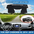 Внутренняя крышка приборной панели автомобиля, крышка, накидка для Jeep Cherokee KL 2014 -2019, коврик для приборной панели, Солнцезащитная накладка, крышка, коврик для приборной панели