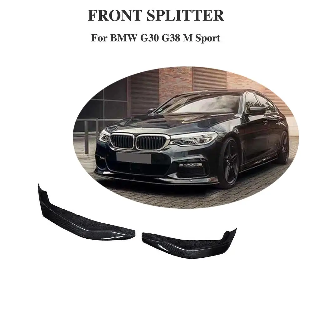 

Carbon Fiber Front Bumper Side Splitter for BMW G30 G31 4-door Sedan Apron 5 Series 530i 540i 2017 2018 Car Styling