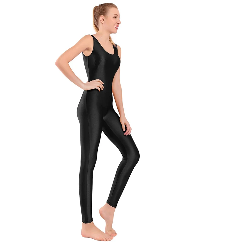 Женская танцевальная одежда из нейлона и спандекса без рукавов|Балет| |