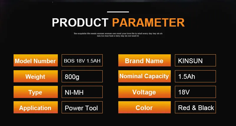 KINSUN Замена Мощность инструмент Батарея 18V 1.5Ah для Аккумуляторная дрель bosch 2 607 335 535 2 607 335 696 2 607 335 680 GSR 18V