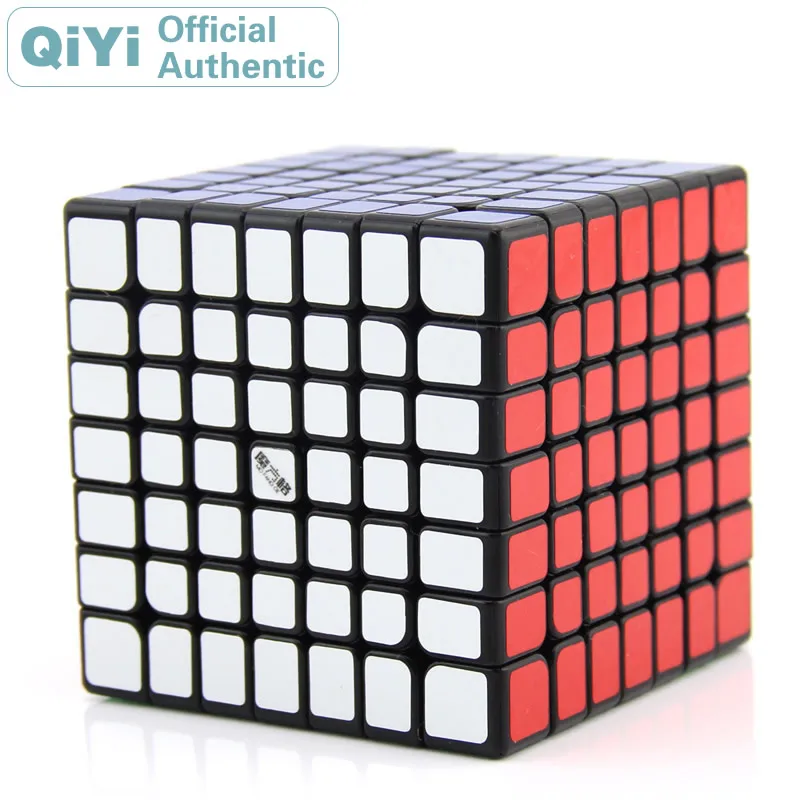 Фото QiYi Wuji 7x7x7 волшебный куб MoFangGe XMD 7x7 Cubo Magico профессиональная скоростная головоломка