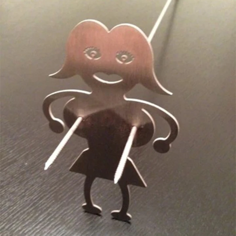 

Funny Stainless Steel Barbecue Tool Novelty Women Men Shaped Hot Dog Roasters Holder Roasting Stick Rack for Grill BBQ