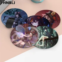 fhnblj cool new genshin impact hu tao high speed new round mousepad gaming mousepad rug for pc laptop notebook