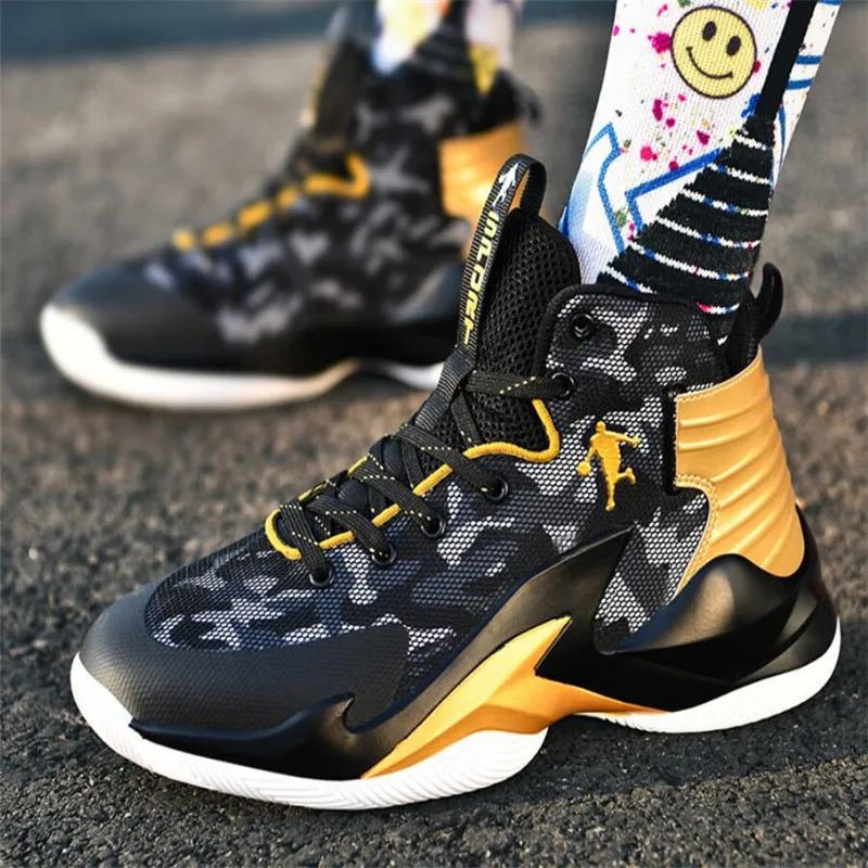 

2021Men Basketball Shoes Breathable Non-Slip Basketball Sport Shoes Male High Quality Sneakers Men Training Shoes Zapatos Hombre