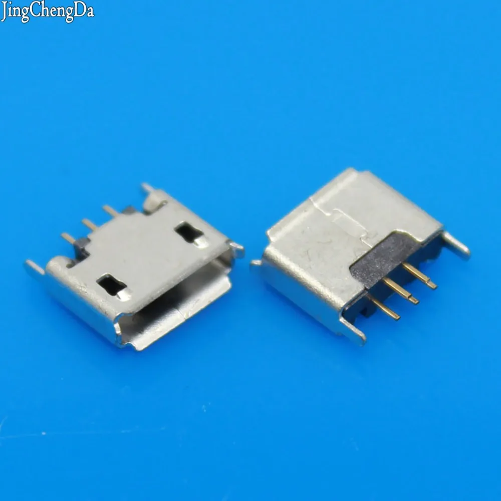 JCD 1 шт. Micro USB Type B гнездо 180 Градусов 5-Контактный SMD SMT паяльный разъем |