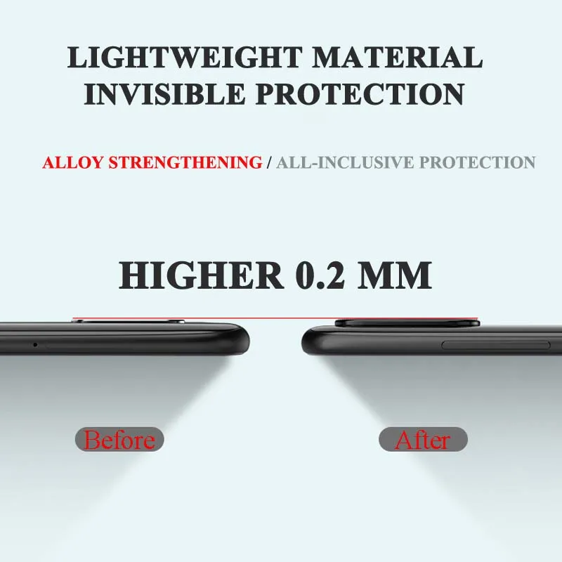 Case For Xiaomi Redmi Note 7 K20 Pro Mi 9T 9 8 SE A2 A3 Lite Mix 3 CC9 CC9e Camera Lens Protective Metal Ring Back Coque Cover |