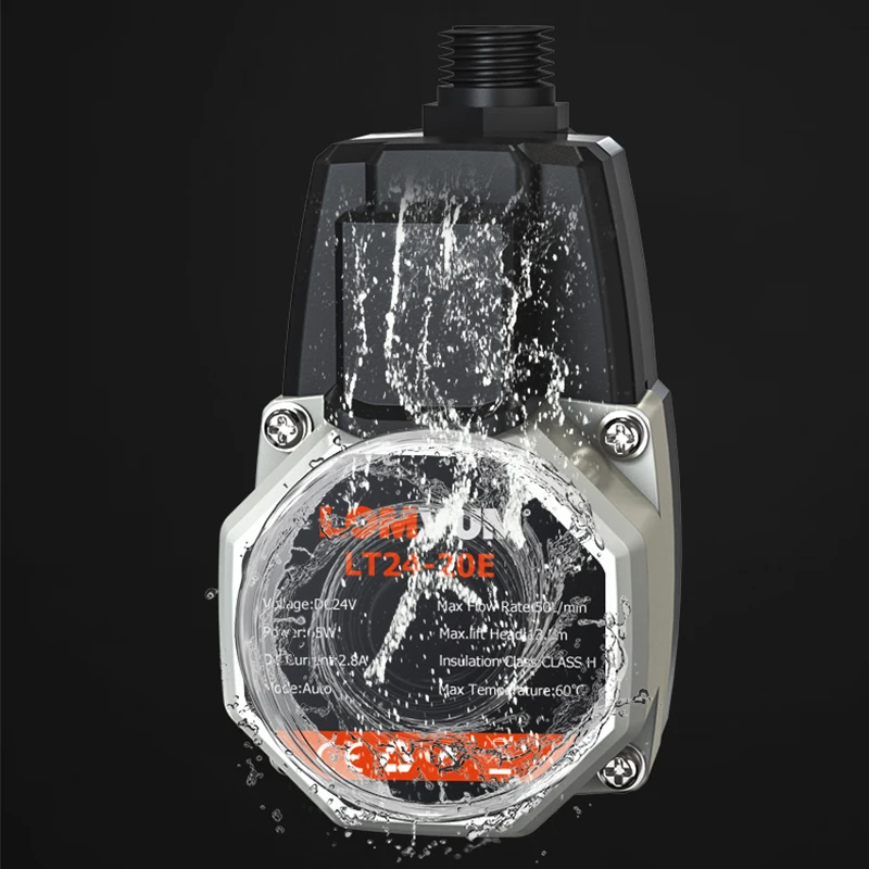 

Eu Booster Pump Brushless Water Pump 13.5m 24v 45w Auto Pressure Controller Ip56 Household Water Heater Boost For Home