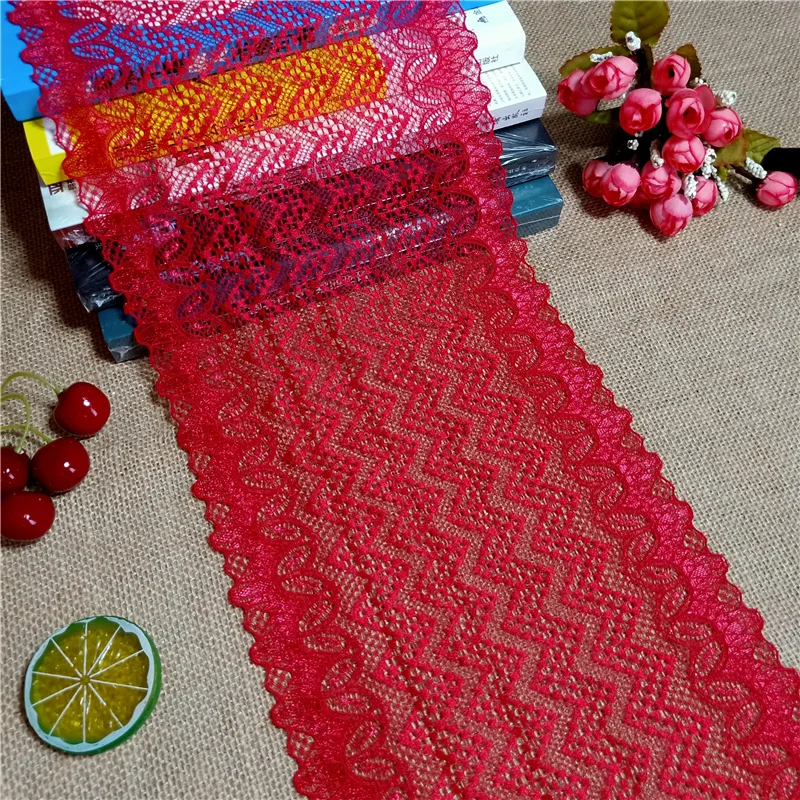 Женская ночная рубашка белая красная Шантильи ширина 20 см | Дом и сад