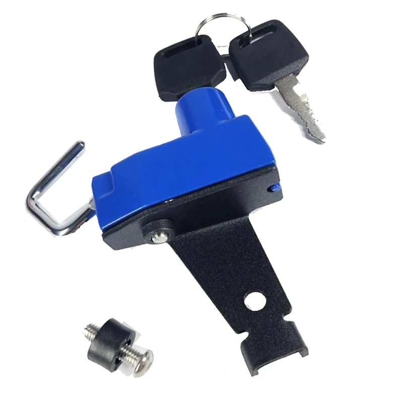 Замок для мотоциклетного шлема с защитой от кражи крючок из алюминиевого сплава 2