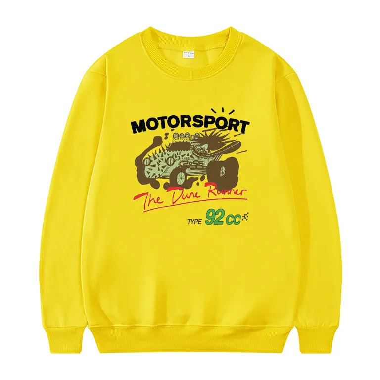 

Cactus Jack Motorsport The Dune Runner Sweatshirt Mens Hip Hop Style Pullover Men Harajuku Sweatshirts Women Oversized Pullovers