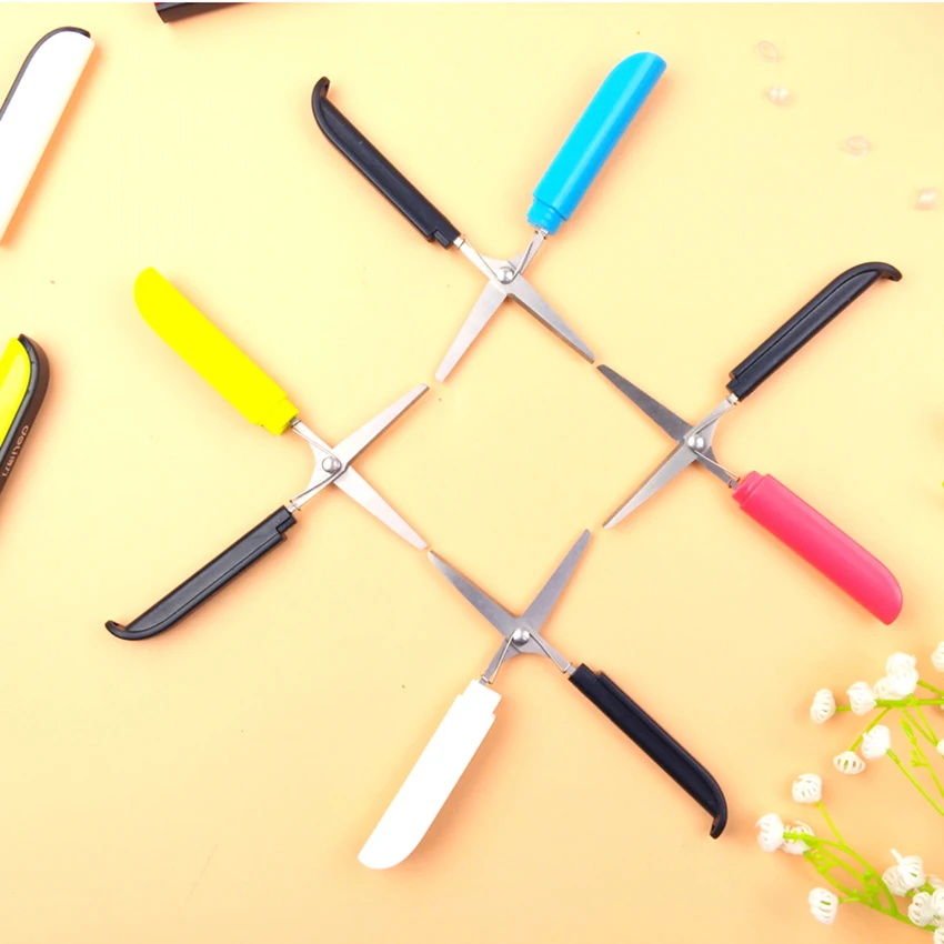 Дорожные портативные ножницы креативные ремесленные для резки бумаги
