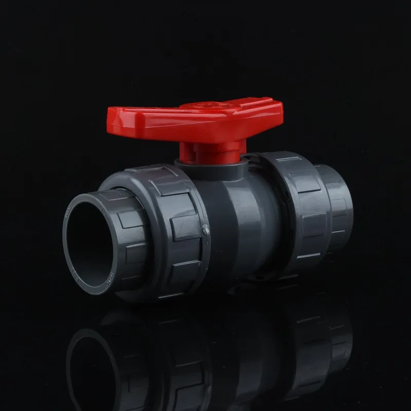40mm PVC Ball Valve Shut Off Water Tool Caps Gate Garden Connectors For Irrigation | Дом и сад